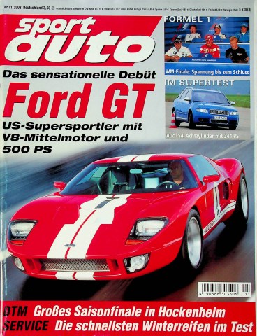 Deckblatt Sport Auto (11/2003)